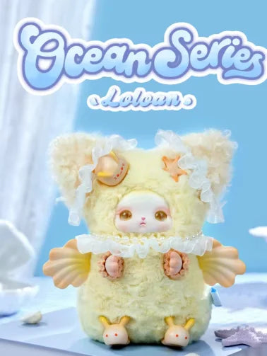 Genuine CQTOYS Loloan Ocean Series Blind Box Cute Doll Plush Handmade Ornament Gift Trend 2025 Summer