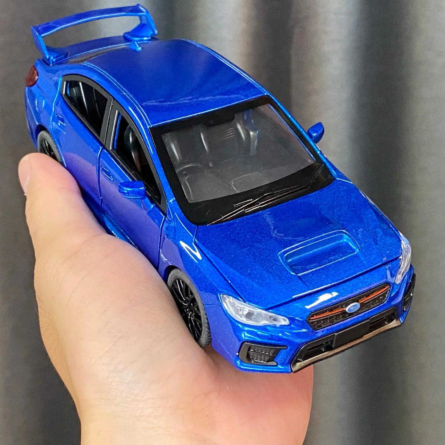 1:30 Subaru Impreza WRX STI 2020 supercar alliage moulé sous pression modèle accessoires de voiture ornements intérieurs de voiture saint valentin pour ami