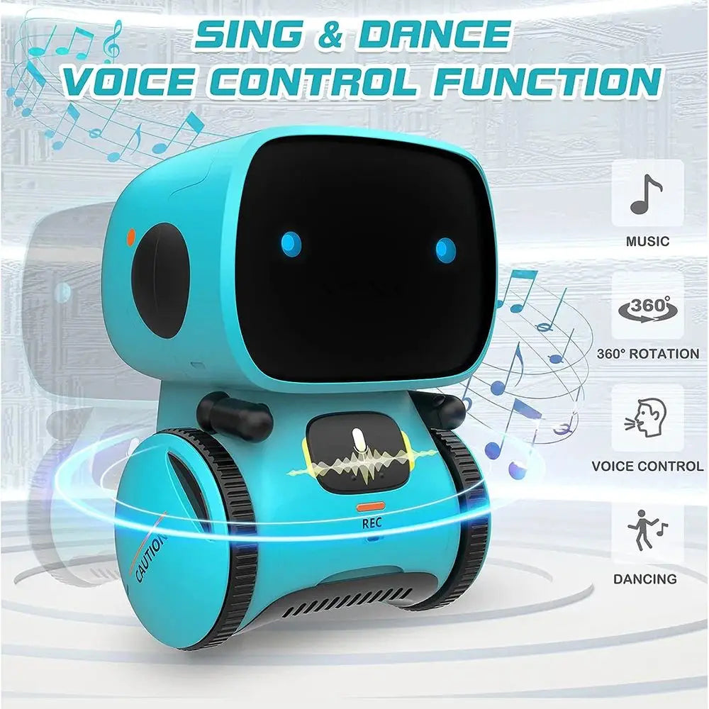 Robot jouet Robots intelligents Version russe, anglaise et espagnole jouets à commande vocale et tactile Robot RC éducatif interactif