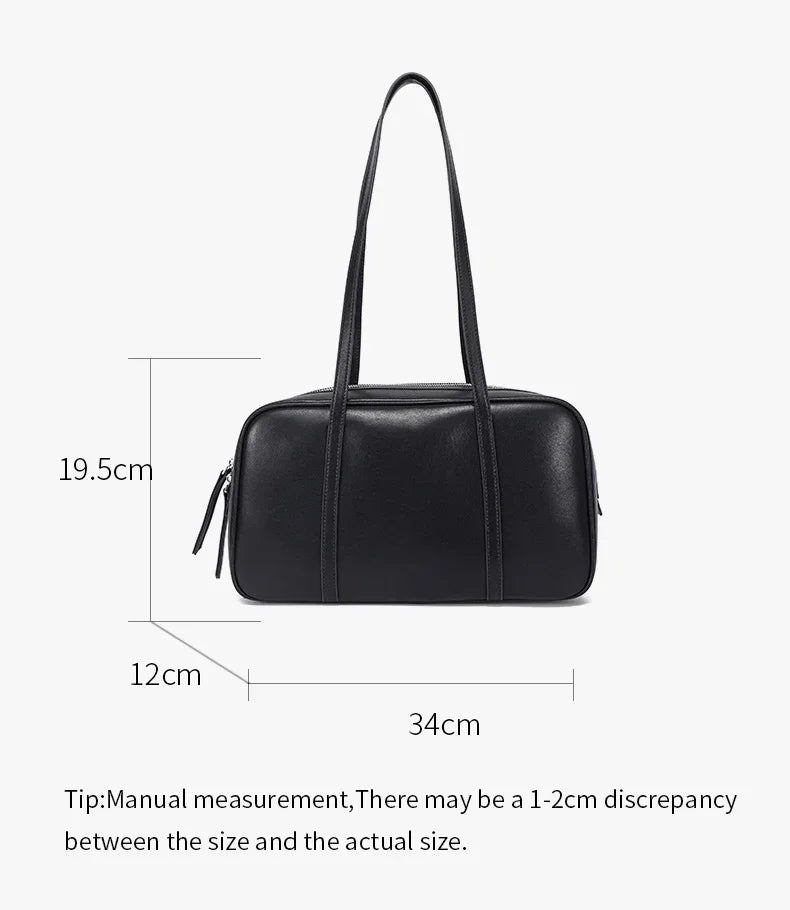 Sacs à bandoulière en cuir véritable de vache pour femmes, sacs à main de luxe de styliste de mode pour dames, sac à main rétro en cuir de vache Boston pour les déplacements