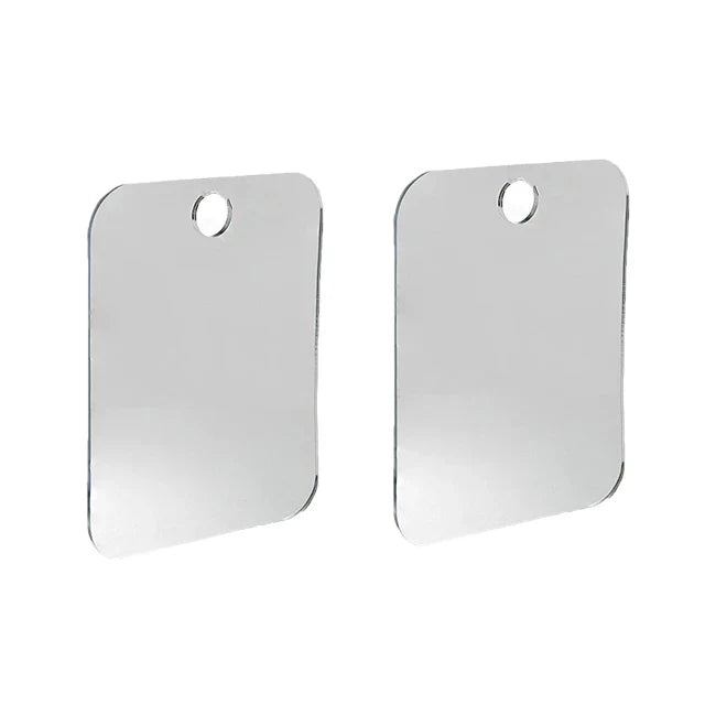 Miroir acrylique Flexible autocollants Anti-buée miroir de douche auto-adhésif ovale Rectangle carré maquillage miroir autocollant décor à la maison