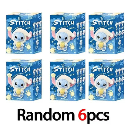 2025 New Stitch Eat Some Thing Before Sleep Series Vinyl Blind Box Bag Pendant Cute Plush Doll Mystery Box Toy Surprise Gifts