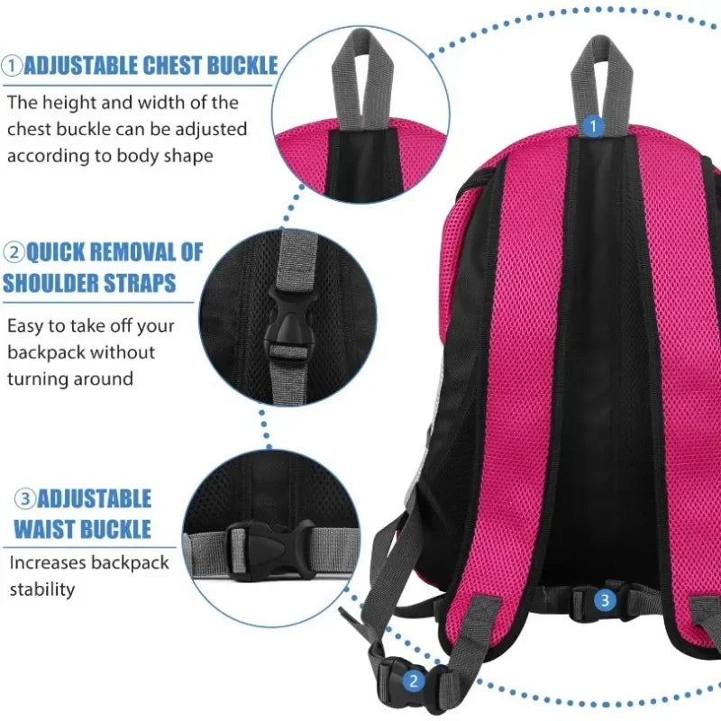 Pet Backpack for Small and Medium Dogs, Pet Carrier Backpack, Breathable Travel, Dog Carrier, Pet Transport Supplies