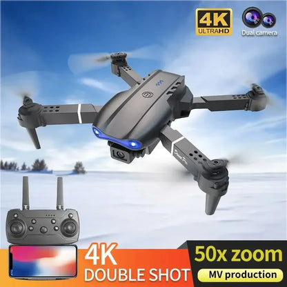 Drone RC E99Pro 4K avec caméra HD grand angle 2024 P, hélicoptère pliable, WIFI FPV, jouet cadeau recommandé, 1080