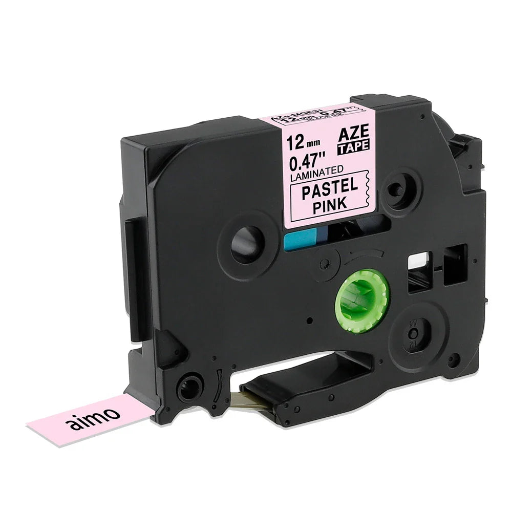 6/9/12mm 231 TZ Label Tape 221 211 Laminated Tape 831 234 334 Labeling Ribbon Compatible for Brother PT-H110 D210 Label Maker