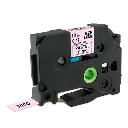 6/9/12mm 231 TZ Label Tape 221 211 Laminated Tape 831 234 334 Labeling Ribbon Compatible for Brother PT-H110 D210 Label Maker