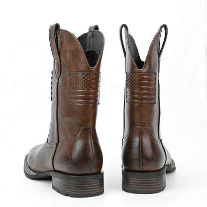 Men's Boots Personalized Design Fashionable Western Cowboy Boots