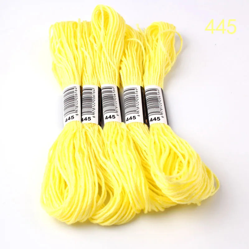 433---581--10 pcs cross-stitch  Embroidery Thread Floss Sewing Skeins Craft DIY Bracelet braided