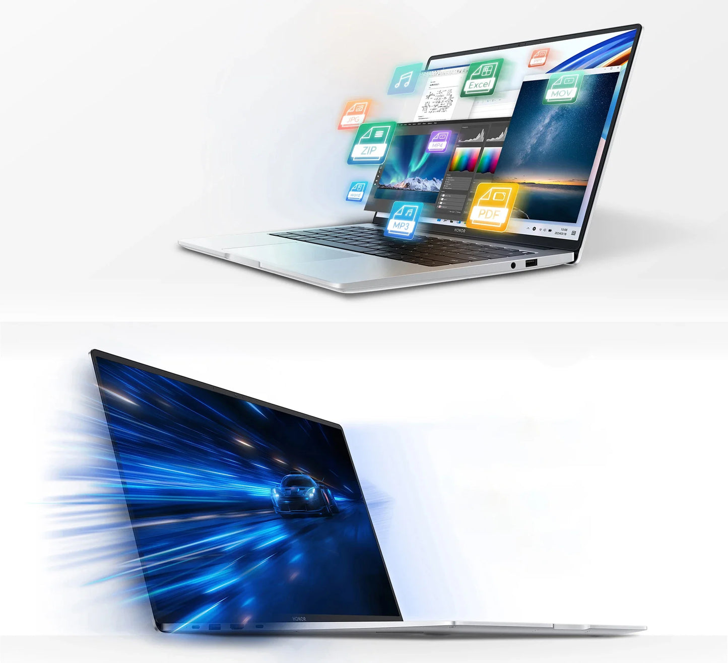 HONOR Laptop MagicBook X16 Plus 2024 BRI-721 16"Inch 2.5K 120Hz AMD Ryzen R7 8845HS 16/32GB 1TB Computer PC Notebook Ultrabook