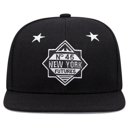Men Women New York Embroidered Baseball Hat Snapback Caps Hip-hop Hats Outdoor Adjustable Unisex Sunshade Cowboy Sunscreen Hat