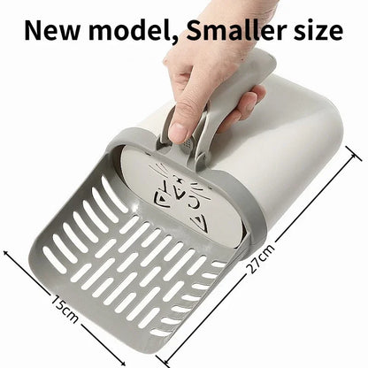 All-in-one cat litter scoop, for pet filter, clean toilet, lazy person's waste picker, cat litter box, accessory, pet products