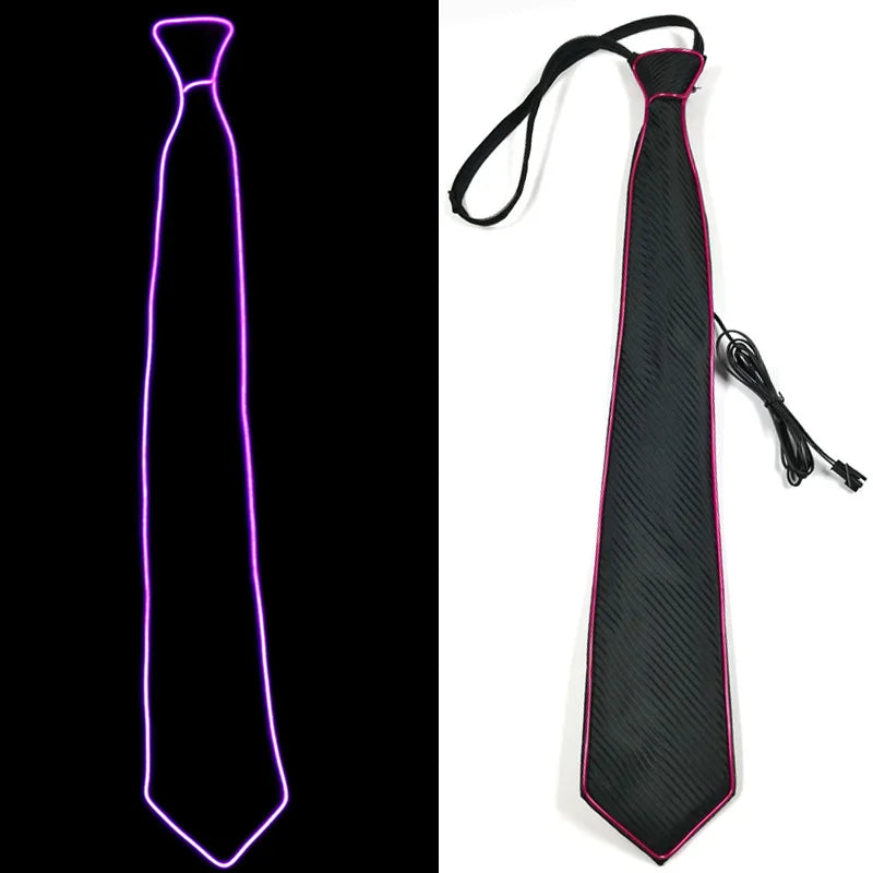 Newest LED Luminous Bow Tie For Man Christmas Wedding Light Bow Tie Festival Party Supplies Fluorescent Party Props