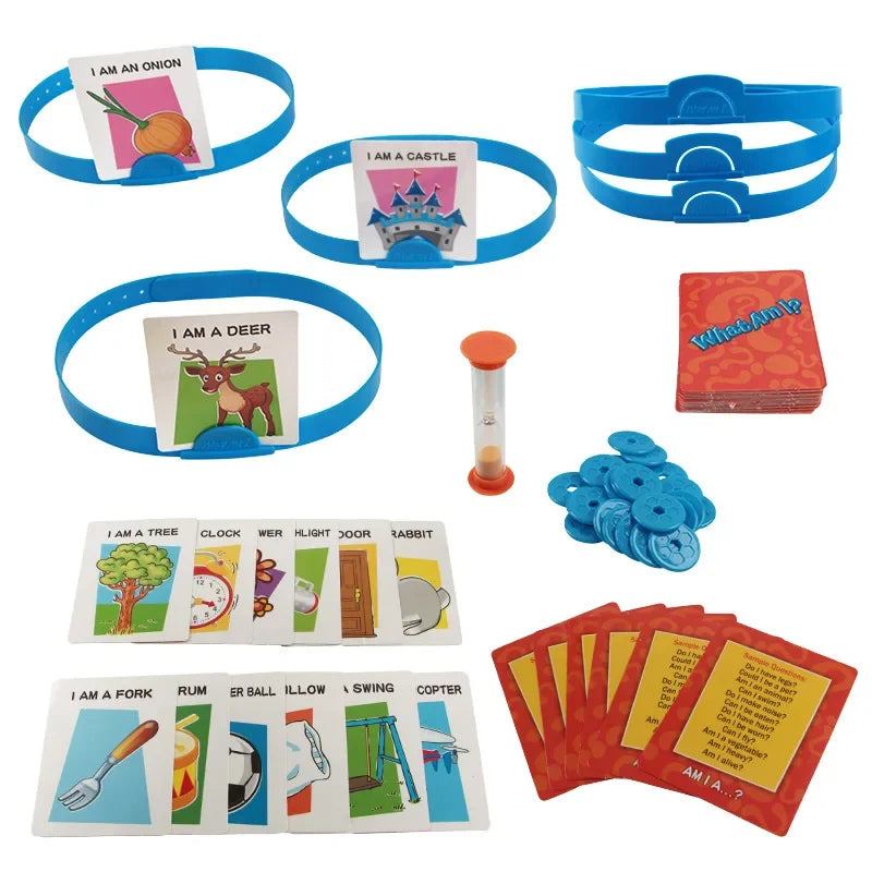 Jeu de société de devinettes d'image pour enfants, jeu pour enfants, jeux interactifs Parent-enfant pour la famille, jeux de fête