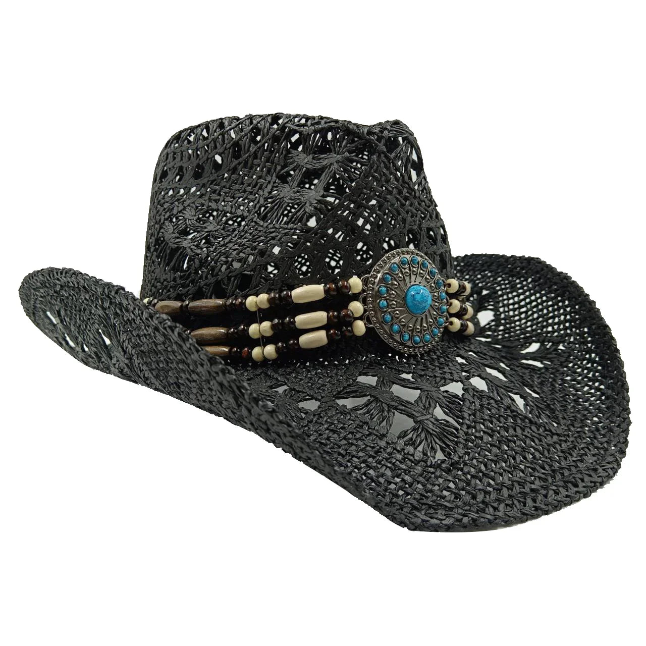 The latest Cowboy hat rose red retro straw hat 2023 new men's and women's jazz Cowboy hat straw hat sun hat summer hat sombrero