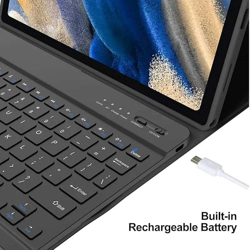 For New Redmi pad 2 11 inch 2025 Case with Keyboard,Detachable Wireless Keyboard+Tablet Cover Redmi pad 2 11" 2025 Funda