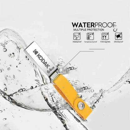 100% Original KODAK Mini metal 32GB 64GB 128GB USB Flash Drive lanyard for keys pen drive USB2.0 thumb drive