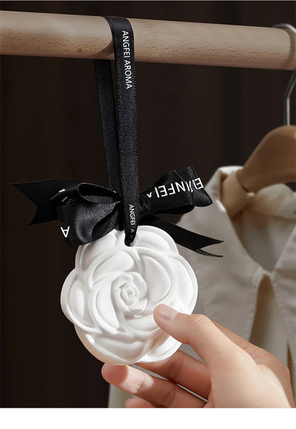 Ceramic Ornaments Aromatherapy Light Luxury Ancient Home Perfume Diffuser Stone Tablet Plaster Car Fragrance Pendant