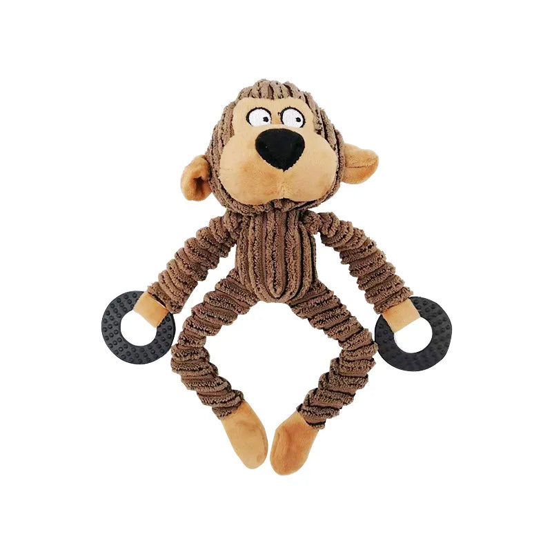 Matkey-Jouets en peluche pour grands chiens, mâcheurs agressifs, jouets à mâcher durables pour chiots grinçants