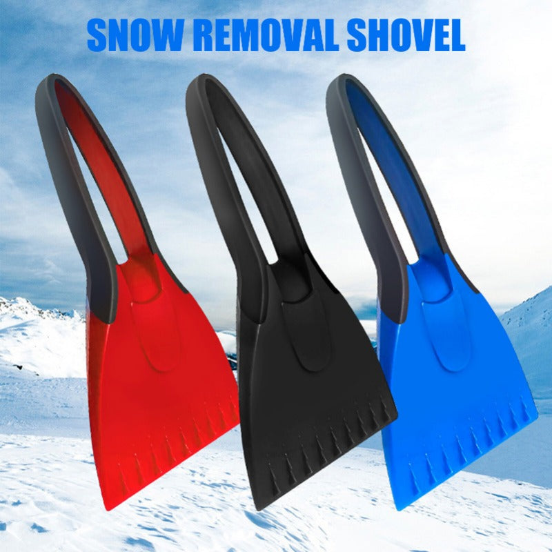 Grattoirs à glace en Silicone pour voiture, pelle à neige, poignée souple, retrait du grattoir à glace, nettoyage de la neige d'hiver, outils de raclette, accessoires automobiles