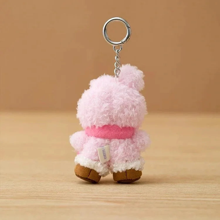 New 10Cm Bt21Ed Baby Series Kawaii Anime Rj Cooky Plush Keychain Cute Cartoon Plush Pendant Doll Toy Bag Accessories Girl Gift