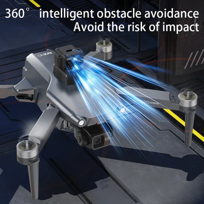 Drone professionnel L600-1 Pro MAX 4K avec caméra HD, GPS à cardan 3 axes, 360 °   Jouets pour évitement d'obstacles 5G WIFI RC Quadcopter
