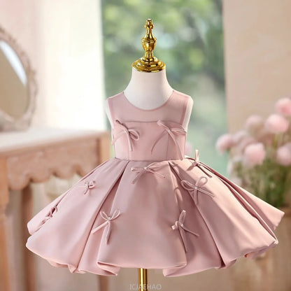 Robe de soirée filles anniversaire nouvelle élégante Occasion formelle robe de princesse enfants Pageant hôte Piano Recital tenue robes fleur fille