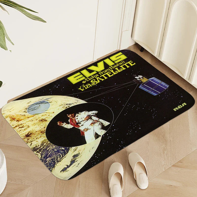 Carpet for Bedroom Elvis Washable Non-slip Kitchen Living Room Bathroom Rug Doormat Entrance Door Entryway Hallway Foot Mat