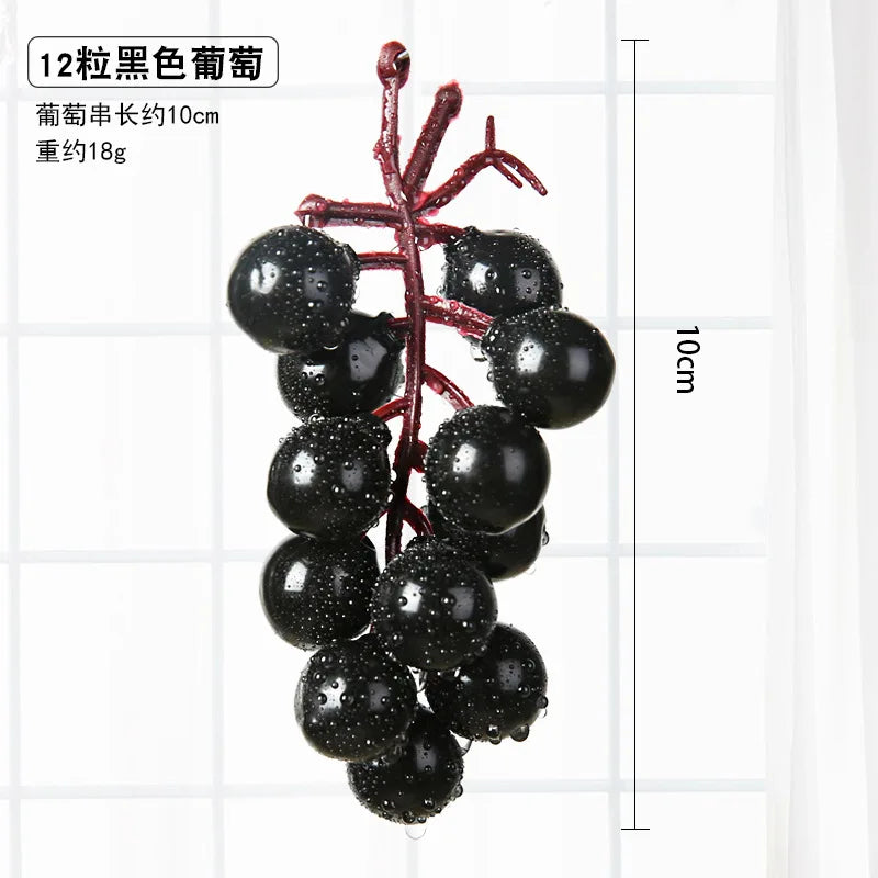 5PCS 12/18/24/36/60/85/100 Heads Artificial Grapes Christmas Halloween Wedding Party Home Garden Hanging Decoration Fake Fruits
