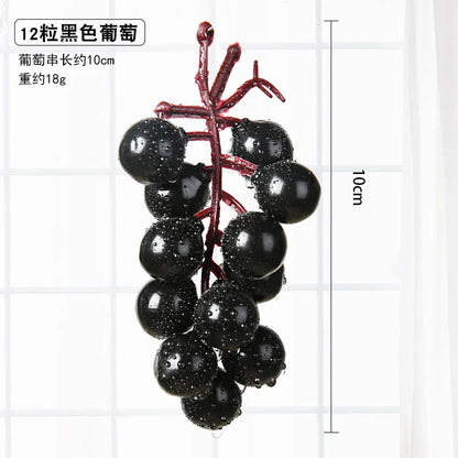 5PCS 12/18/24/36/60/85/100 Heads Artificial Grapes Christmas Halloween Wedding Party Home Garden Hanging Decoration Fake Fruits