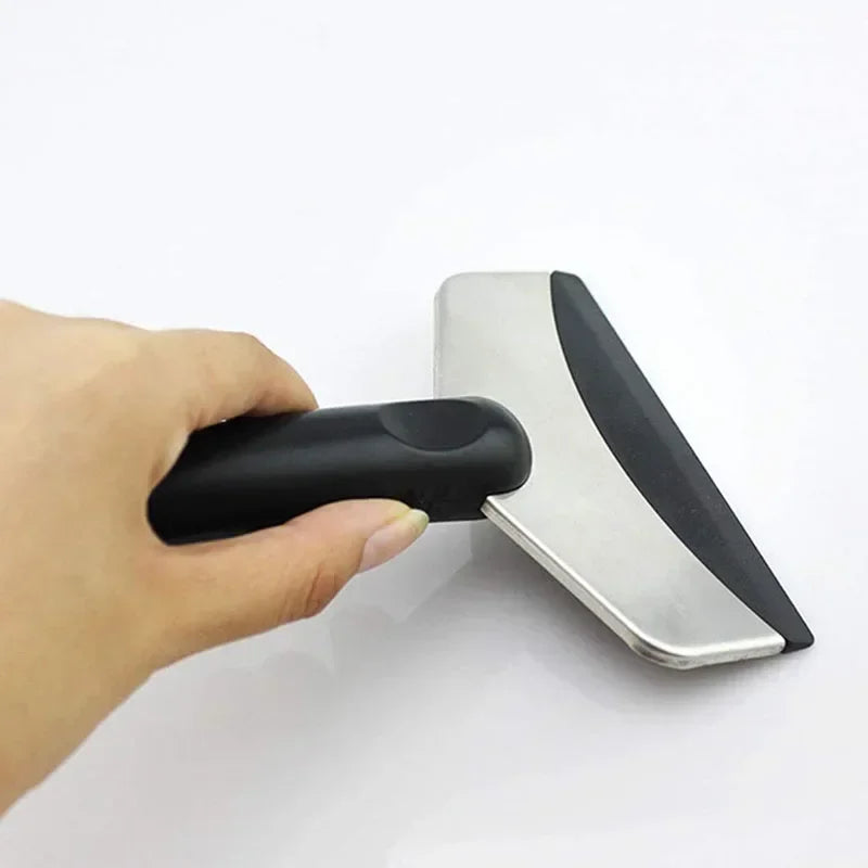 Durable Car Ice Scraper, Windshield Snow Shovel, Glass Defroster, Stainless Steel Winter Automotive Accessories