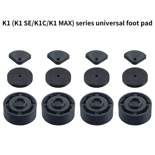 Pour les séries K1/K1SE/K1C/K1MAX, Tampon de pied amélioré, Résistant à l'usure, Absorption des chocs, Pour accessoires d'imprimante 3D