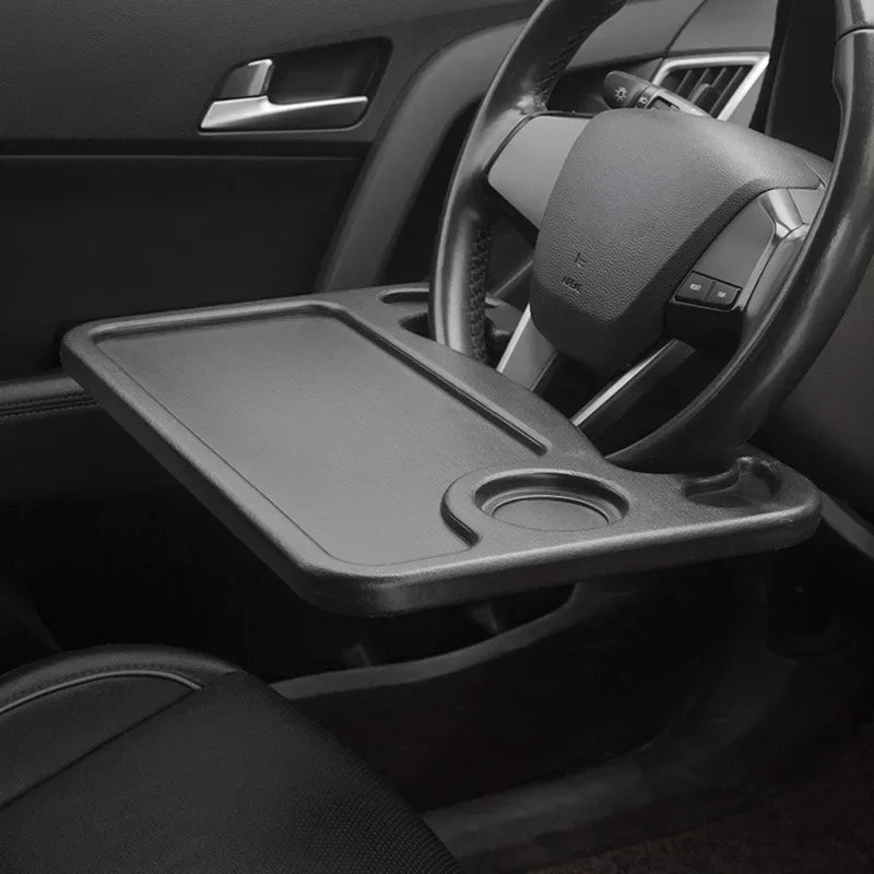 Table universelle pour voiture, volant, chariot de travail, boisson, café, plateau, ordinateur portable, support de bureau, siège, Table, accessoire de voiture