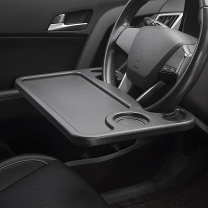 Table universelle pour voiture, volant, chariot de travail, boisson, café, plateau, ordinateur portable, support de bureau, siège, Table, accessoire de voiture