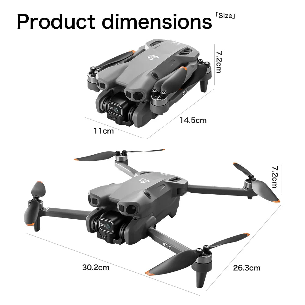 Drone professionnel avec double caméra 4K, drone vidéo, quadrirotor, 360, évitement intelligent d'obstacles, cadeau, nouveau, 2022