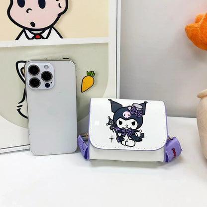 Sacs à bandoulière mignons Anime Kuromi Stitchou Filles Femmes Sac de marque de luxe Sacs mini designer de haute qualité Cadeaux