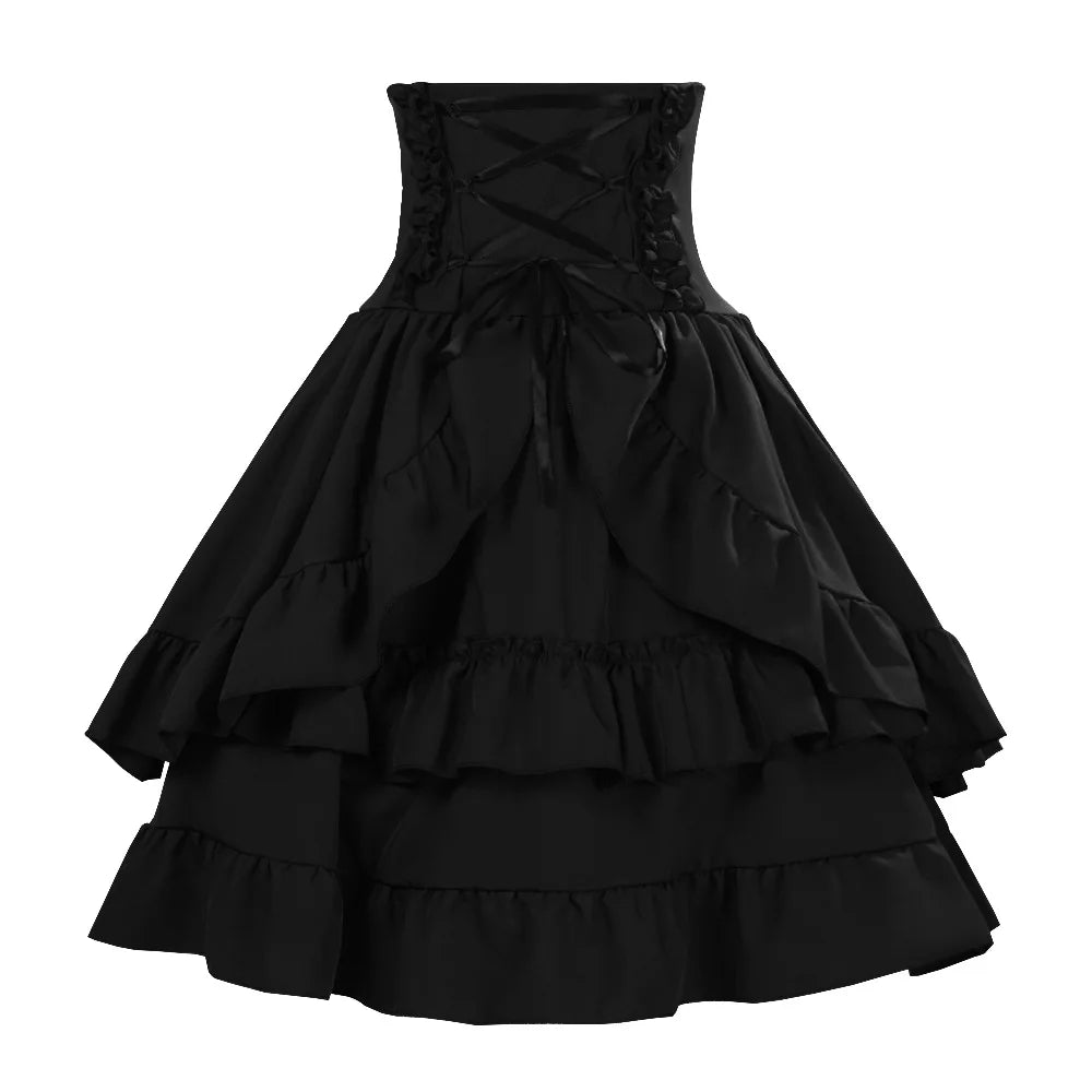 Victorian Costume with Renaissance Elements Dress Stylish Arrival European Multiple Layers Costume for Women Female Garment