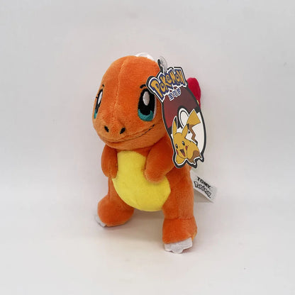 Lot de 10 peluches Pokémon Carapuce Salamèche Pikachu Bulbizarre 12cm Pendentif Peluche Porte-clés Cadeau Jouet