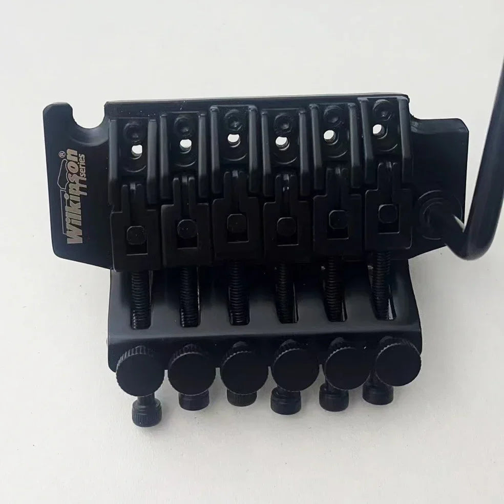 Wilkinson WODL1 guitare électrique 6 cordes Double verrouillage système trémolo pont 42mm R2 écrou noir