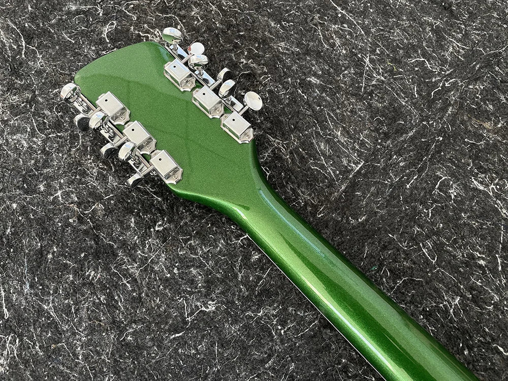 electric guitar，metallic green color,360 12strings，2-Piece Pickup，Rosewood Fingerboard，high quality guitar，free shipping