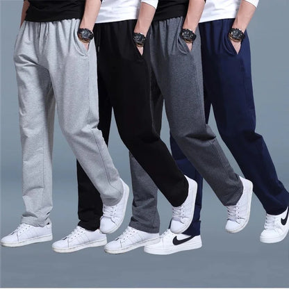 2024 New Men's Pants Autumn/Winter New Sport Jogging Trousers Fitness Loose Fit Clothing Solid Color Outfit Streetwear Pants ﻿
