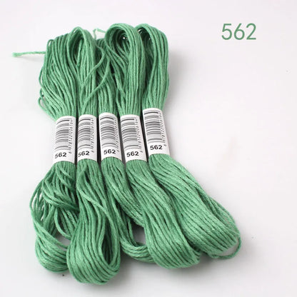 433---581--10 pcs cross-stitch  Embroidery Thread Floss Sewing Skeins Craft DIY Bracelet braided