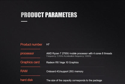 15.6 Inch Amd Ryzen Gaming Laptops Notebook Computer Fingerprint Portable Computers Gamer AMD Ryzen 7 2700U RX Vega10