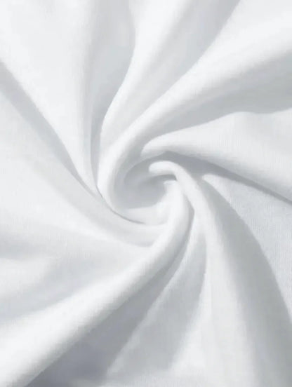 Chemise western en détresse, imprimé dessin animé tendance, nouveau style d'été, voyage et loisirs, col rond, haut basique et polyvalent pour femme, imprimé T-S