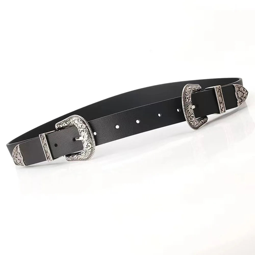 Western style double breasted waistband suitable for daily use