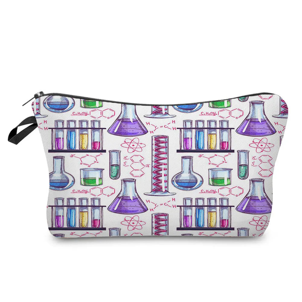 Sacs de rangement portables pour étudiant en sciences naturelles, poudres pour crayons, école, école, école, école, école, école, cadeaux du Nouvel An, mini sac de lavage