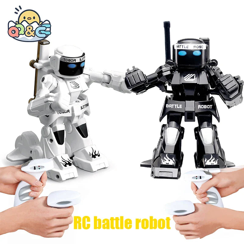 Robot de combat RC, jouet de boxe, télécommande, 2.4G, Robot de combat humanoïde avec deux Joysticks de commande, jouets pour enfants, cadeau