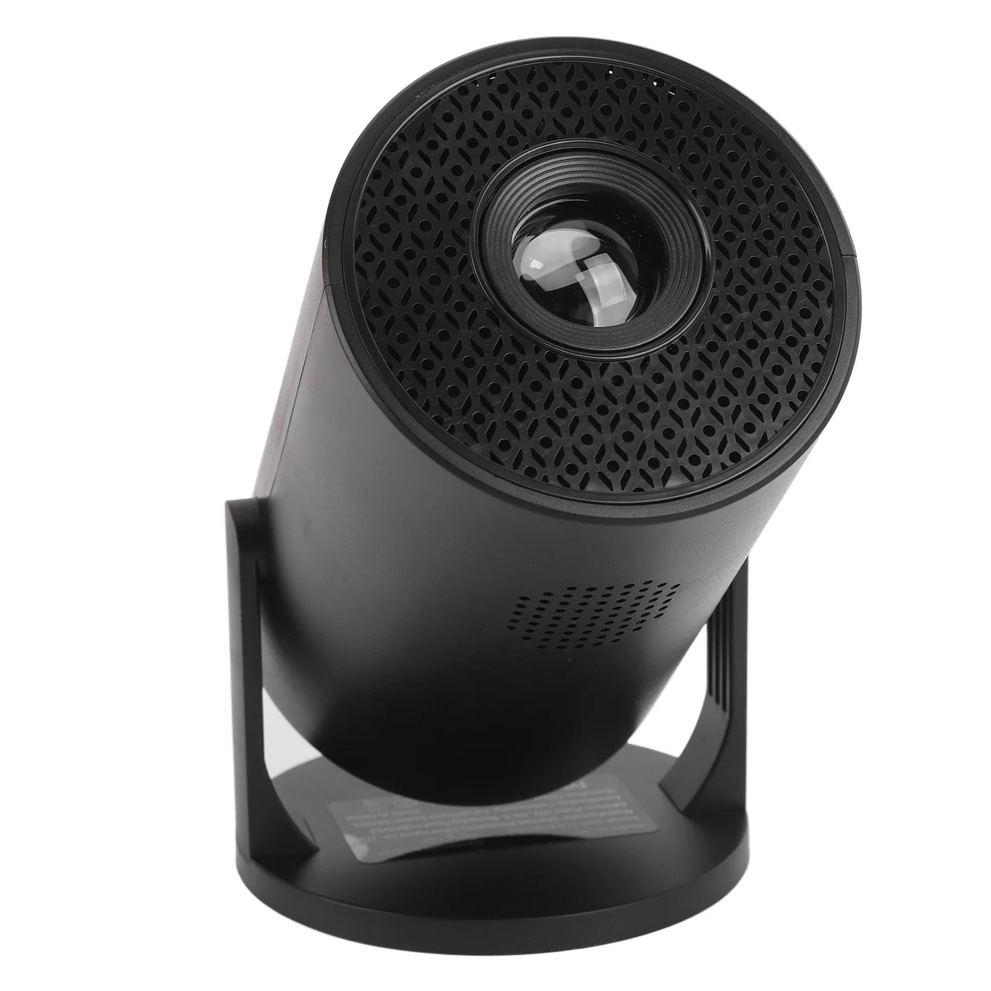 Video Projector Portable Projector Bluetooth Wireless Fidelity USB TV Sticks 8000lm Brightness Black for Laptop PC Smartphone