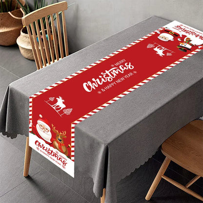 Chemin de Table de Noël, Décoration pour la Maison, Couverture de Nappe, Ornement, Cadeaux, ixdu Nouvel An, 2023