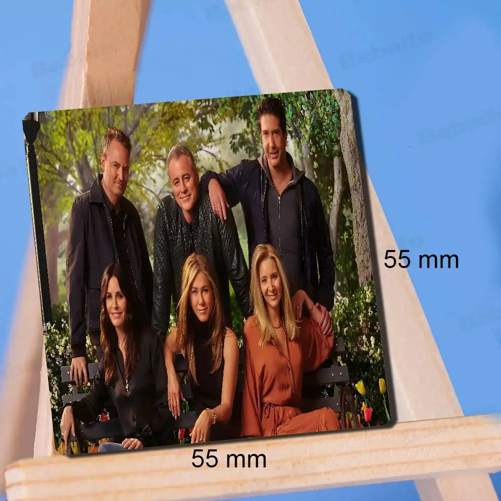 F-friends – aimants pour réfrigérateur avec Photo personnalisée, TV classique, cadeau pour la décoration de la maison, cadeau de saint-valentin, autocollant Photo magnétique