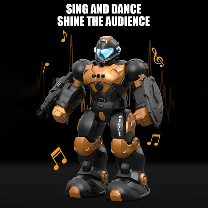 Robot RC 2.4G, programmation intelligente, détection de gestes, télécommande, chant vocal, danse, jouet électrique, cadeau de noël pour enfant